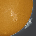 Sun Spots 3664 and 3668